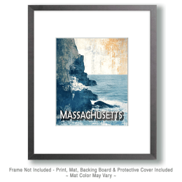 Northern Cliffs Massachusetts Souvenir Art