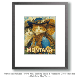 Old West Cats Art