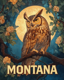 Rocky Mountain Great Horned Owl