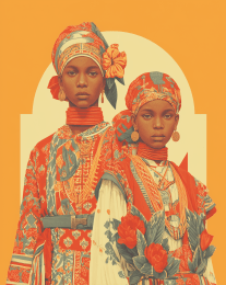 African Portraits 1 art print