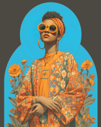 African Portraits 10 art print