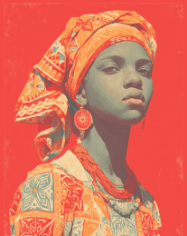 African Portraits 3 art print