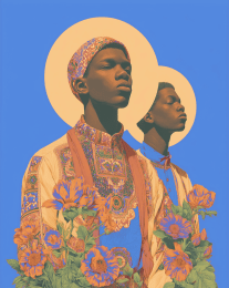 African Portraits 6 art print