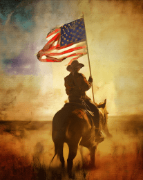 American Life- Dawn Ride art print