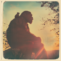 Bigfoot is a Sensitive Guy art print