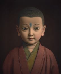 Buddha Boy art print