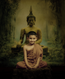 Buddha Child to Man art print