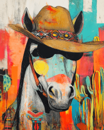 Cowboy Harry Horse art print