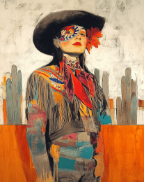 Cowgirl Kath art print