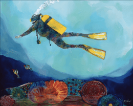 Scuba Reef Adventure ART PRINT