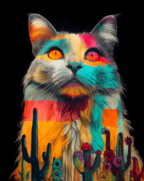 Spirit Cat art print