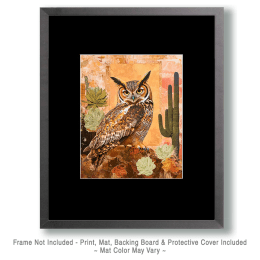 Desert Owl Art