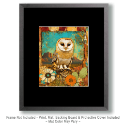 Desert Barn Owl Art