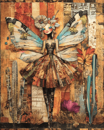 Desert Fairy Collage