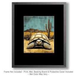 Vintage Desert Tortoise Art