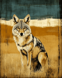 Vintage Desert Coyote