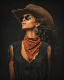 International Cowgirl 20 art print