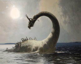 Nessie the Beloved - Lochness Monster art print