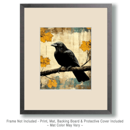 Raven Fall Day Art