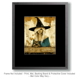 Teenage Witch & Cat Art