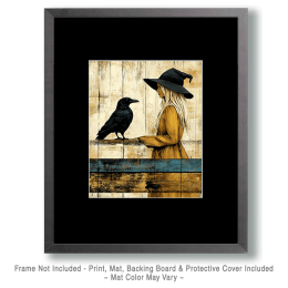 Witch Training Young Raven Art