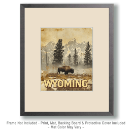 American Great Plains Bison Art