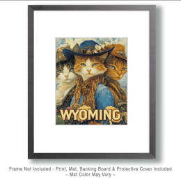 Old West Cats Art