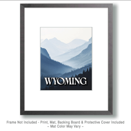 Rocky Mountains Misty Morning Art