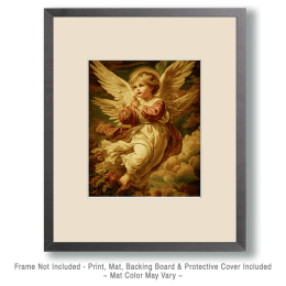 Nouveau Baby Angel Art