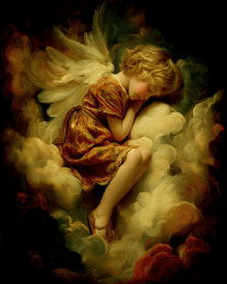 Young Sleeping Angel