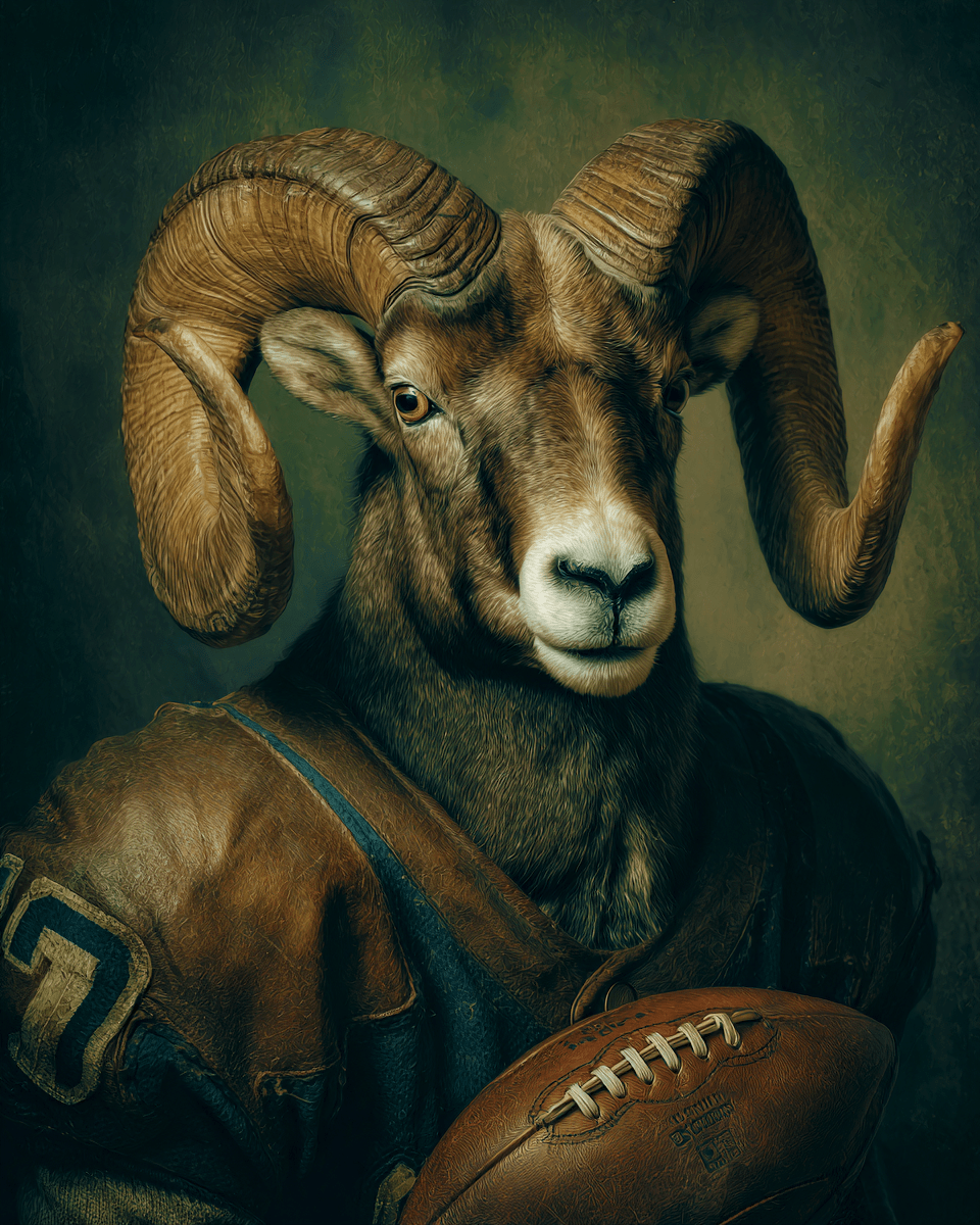 Bighorn Football Player
