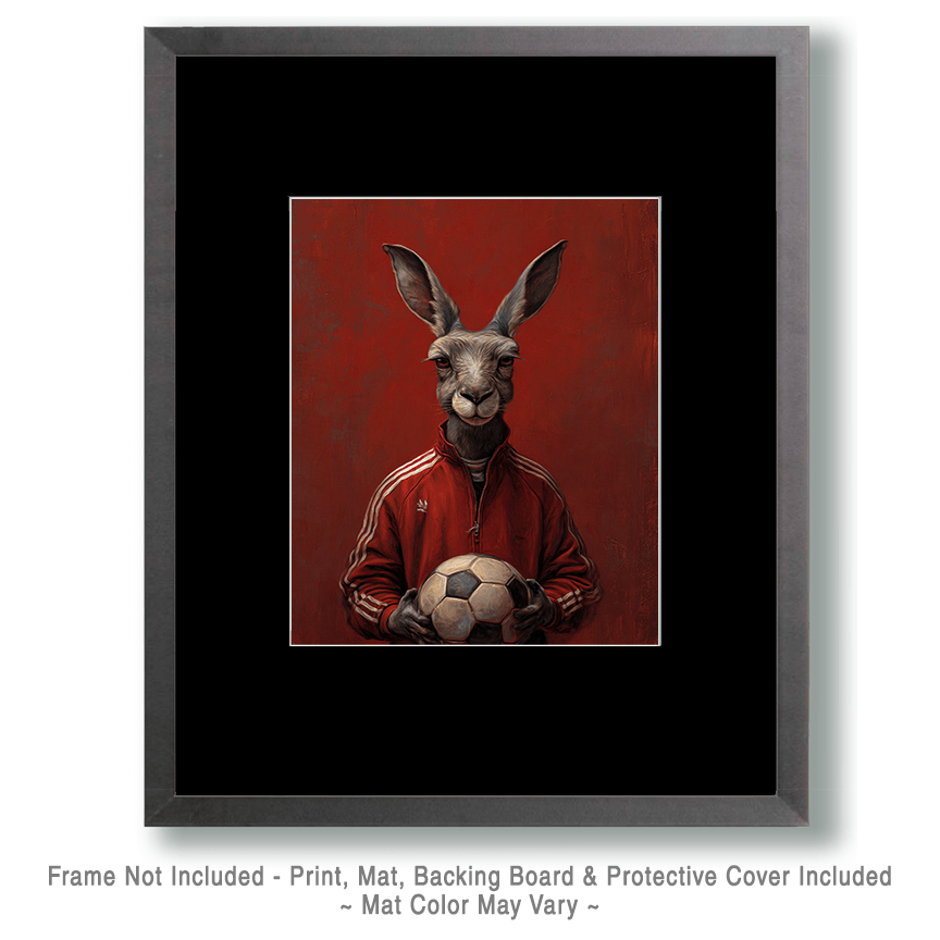 Jackrabbit Soccer Player Art
