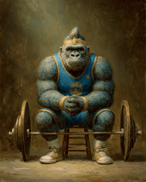 Bodybuilder Ape