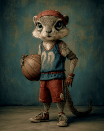 Squirrel Basketball PLayer