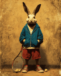 Jackrabbit Tennis Player