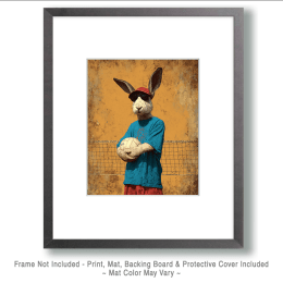 Jackrabbit Volleyball Player Art