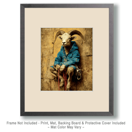 Bighorn Mountain Climber Art