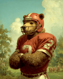 Bear Football Player