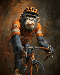Monkey Cyclist