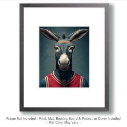 Donkey Athlete Art