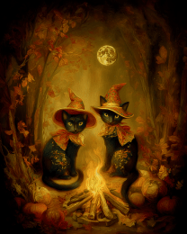 Two Cat Witches