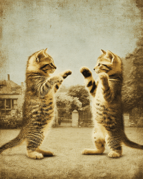 Kitten Boxing Match