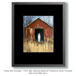 Ghost in the Barn Art