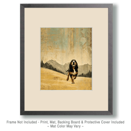 Running Hound Art