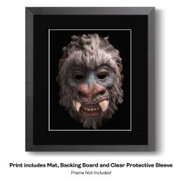 Bigfoot Mask 13 art print