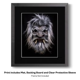 Bigfoot Yeti Mask 5 art print
