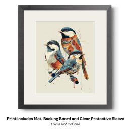 Magical Chickadees 2 art print