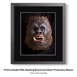 Bigfoot Mask 3 art print