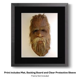 Bigfoot Mask 5 art print