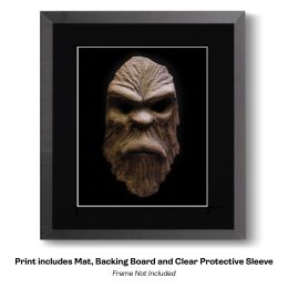 Bigfoot Mask 6 art print